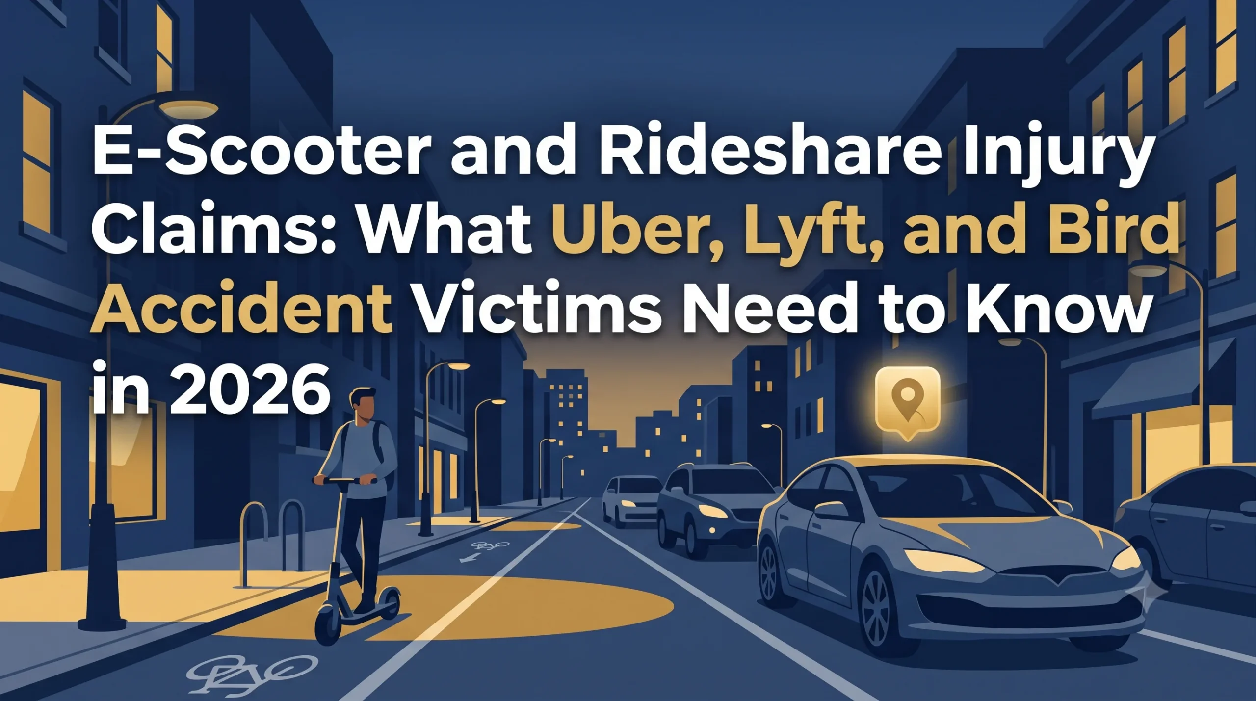 E-Scooter and Rideshare Injury Claims