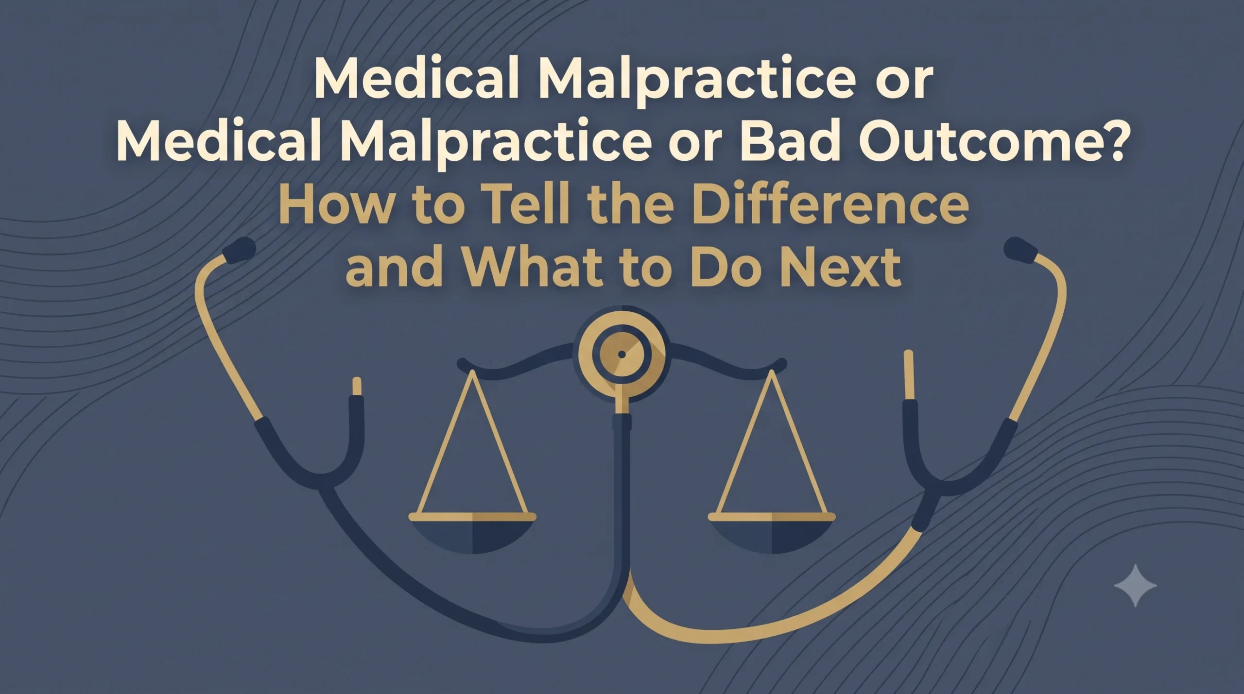 Medical Malpractice or Bad Outcome? How to Tell the Difference and What to Do Next
